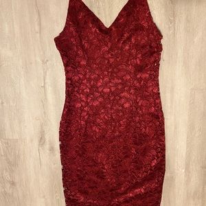 Gorgeous berry red dress